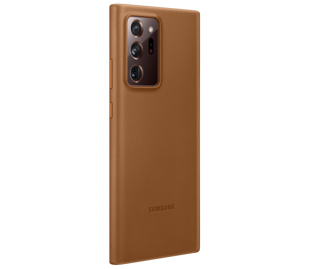 Samsung Etui Leather do Samsung Note 20 Ultra Brązowe - 1378172 - zdjęcie 3